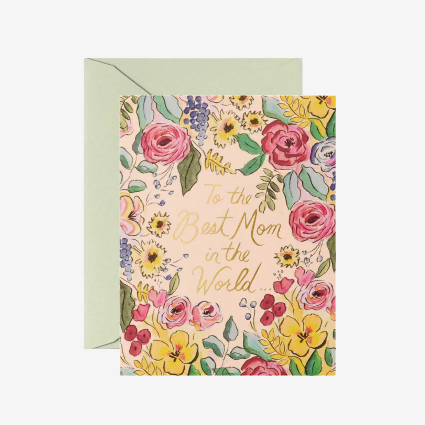 Rifle Paper Co - Best Mom in the World - Greeting Card
