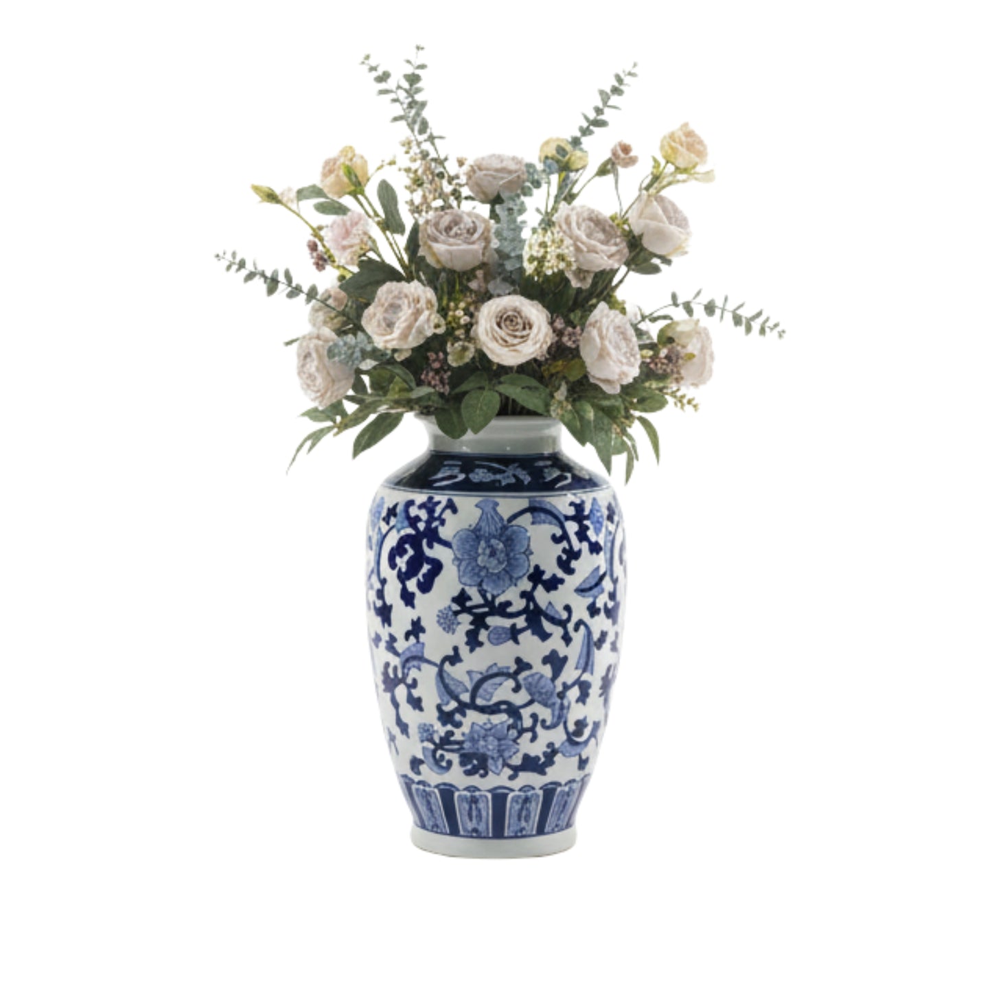 Midnight Garden Porcelain Vase