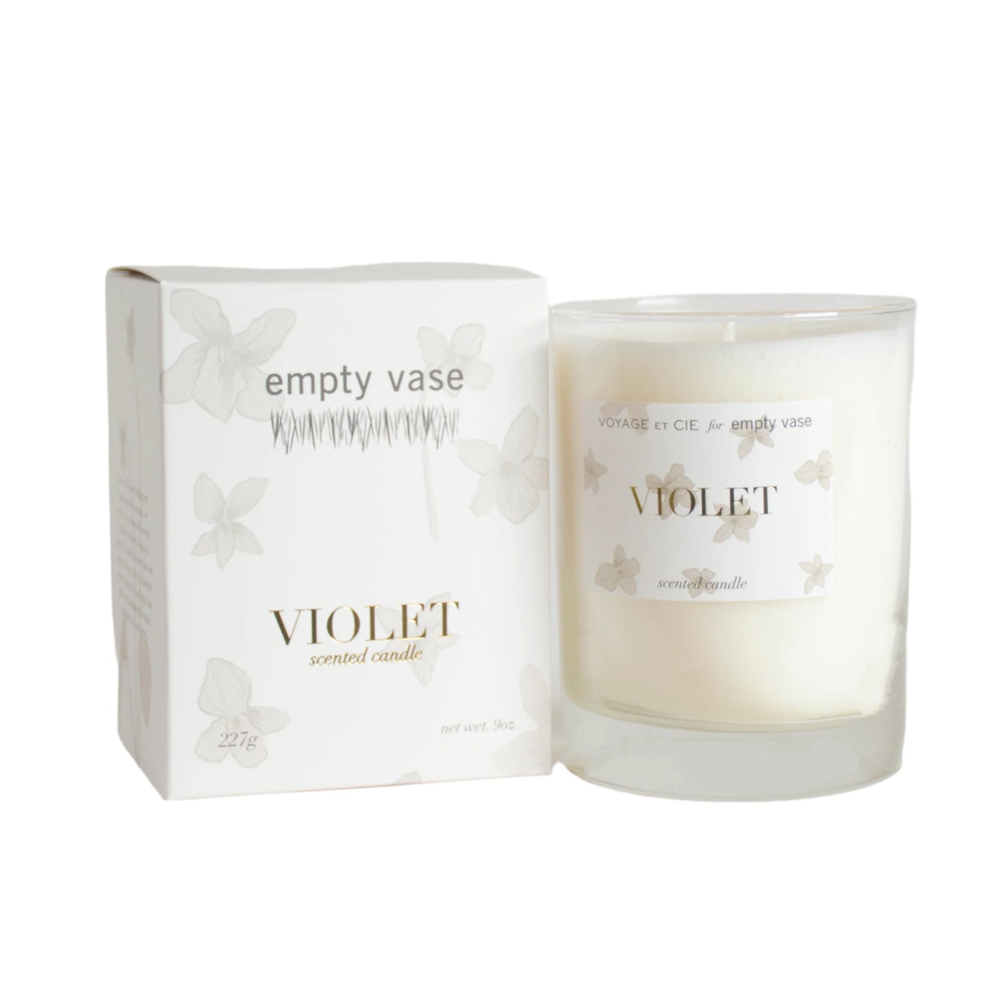 Empty Vase - Classic Candle - Violet