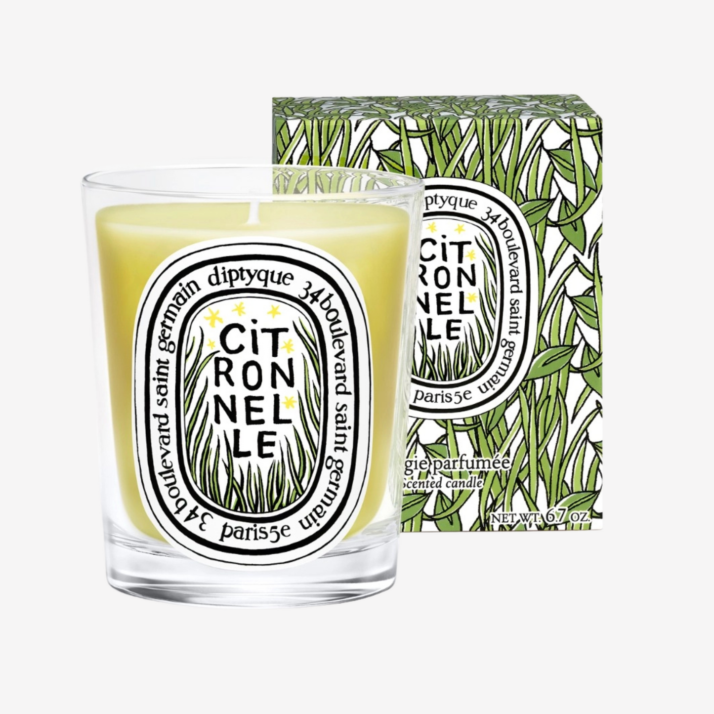 Diptyque - Citronnelle (Lemongrass) - Classic Candle