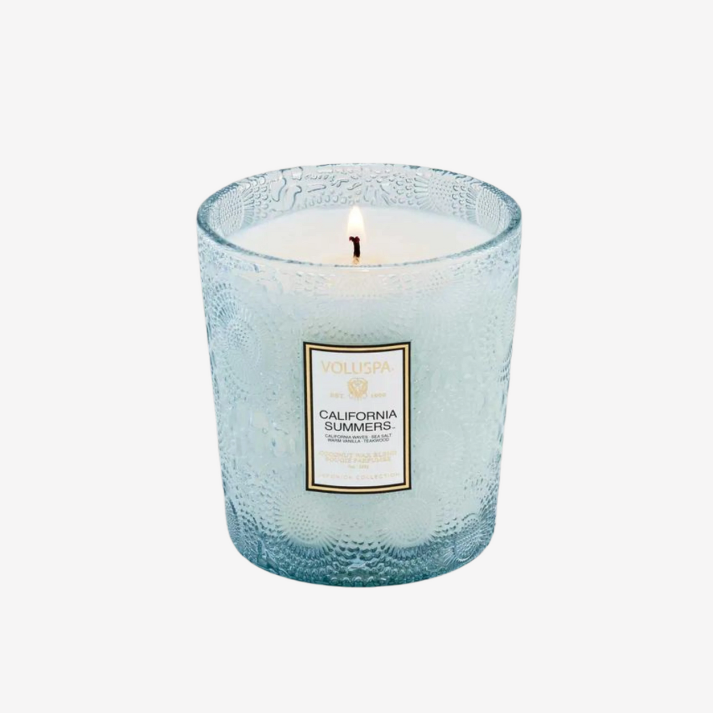 Voluspa - 6.5oz Textured Glass Candle - California Summers