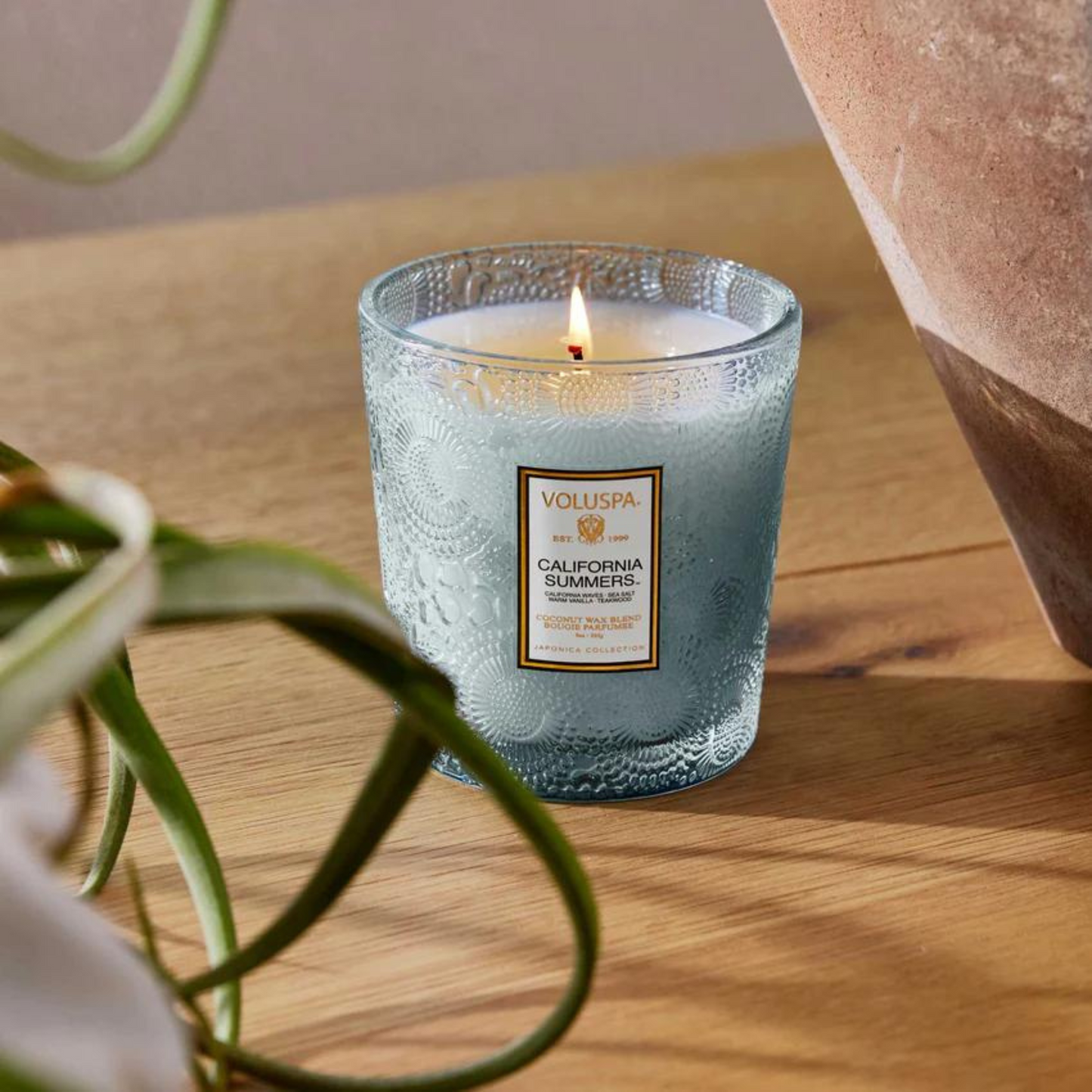 Voluspa - 6.5oz Textured Glass Candle - California Summers