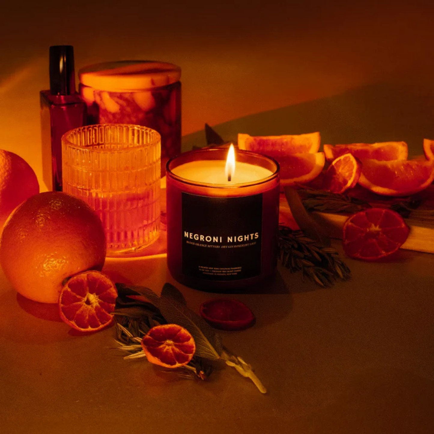 Poured - 10oz Soy Candle - Negroni Nights