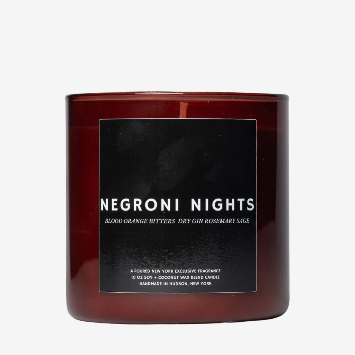 Poured - 10oz Soy Candle - Negroni Nights