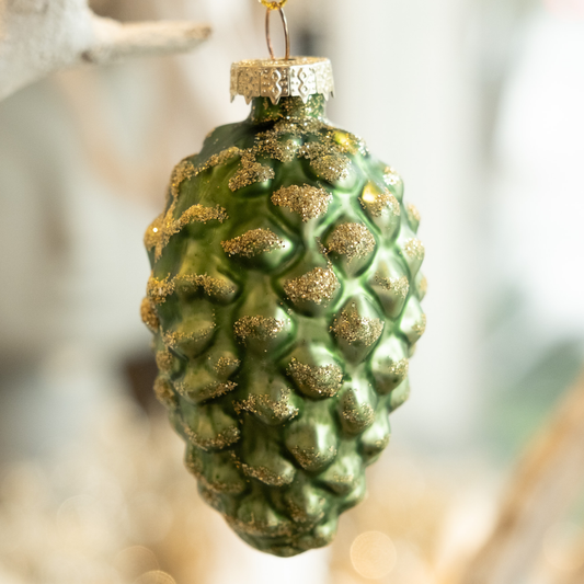 Pinecone Glam- Holiday Ornament