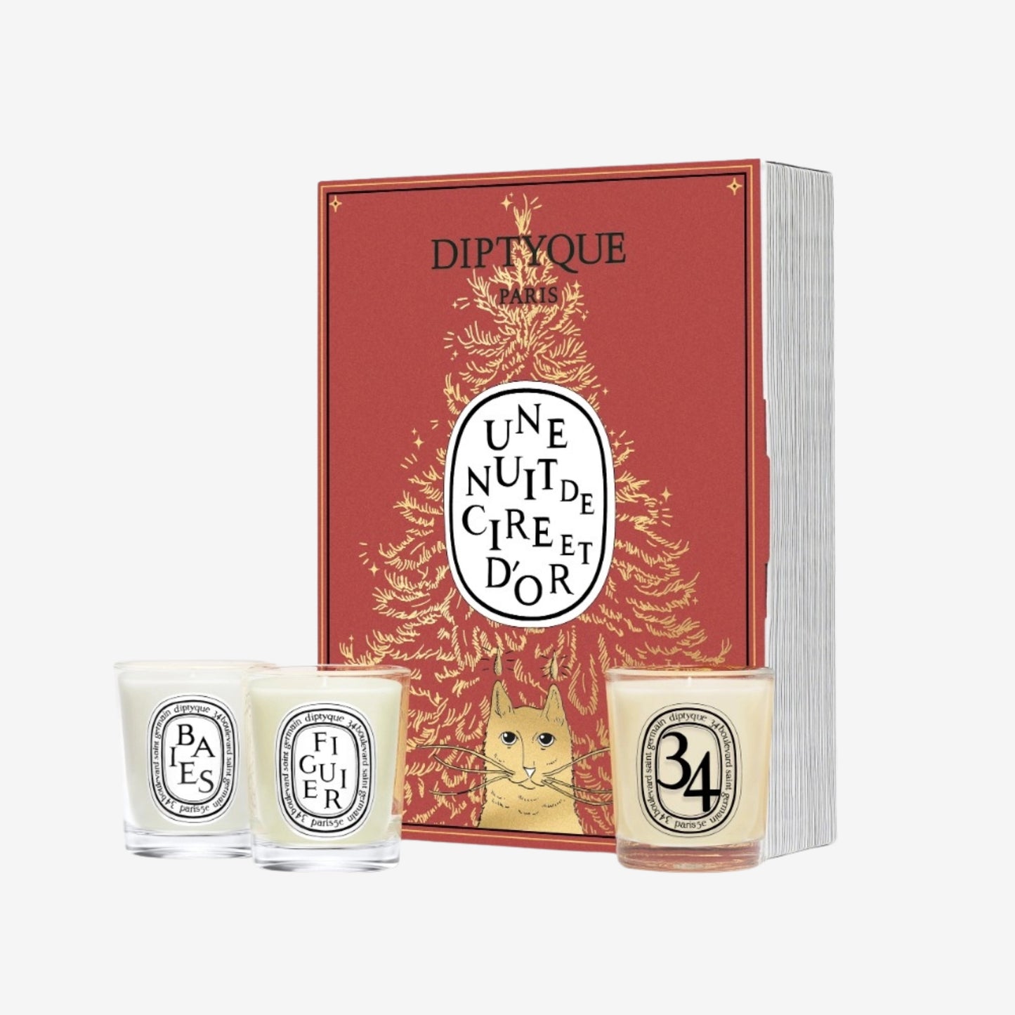 Diptyque-Surprise Set With 3 Miniature Candles-Holiday Edition