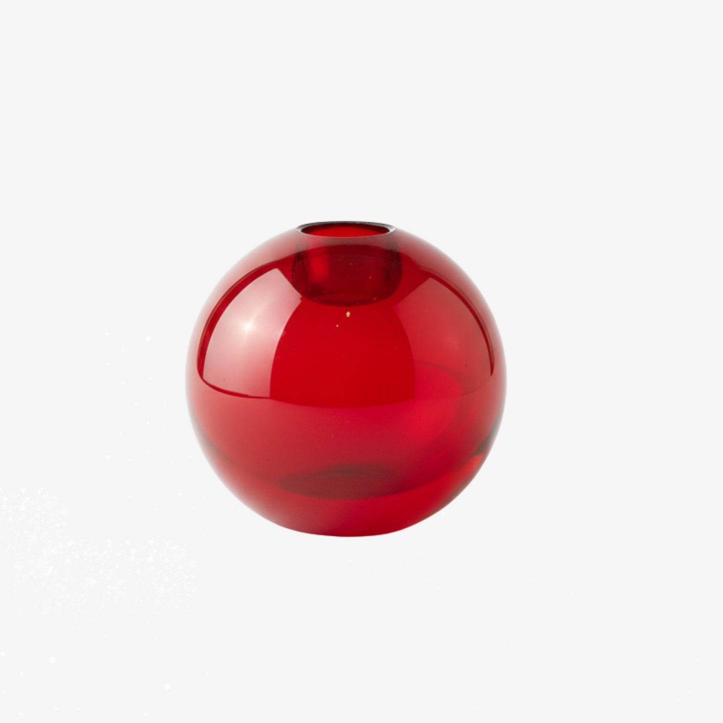 Spherical Glass Bud Vase
