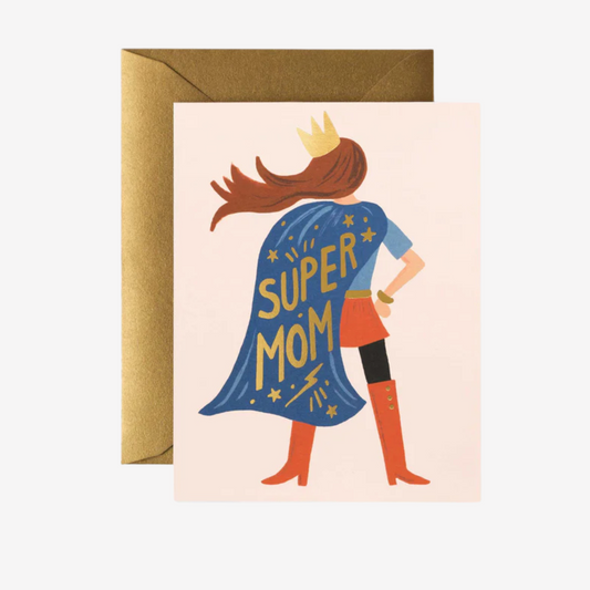 Rifle Paper Co - Super Mom - Greeting Card