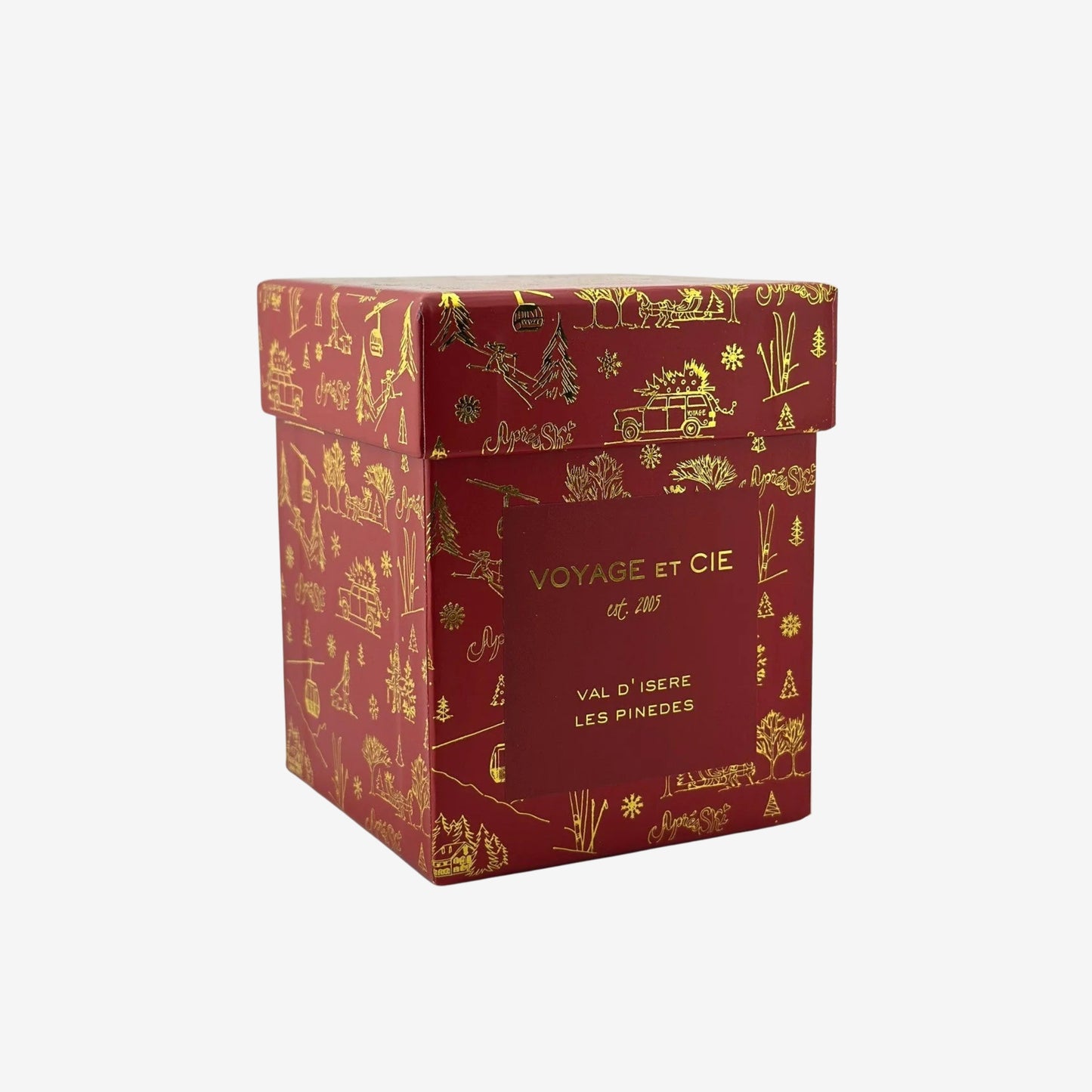 Voyage Et Cie- Après Ski Collection - Red and Gold- Les Pinedes- Holiday