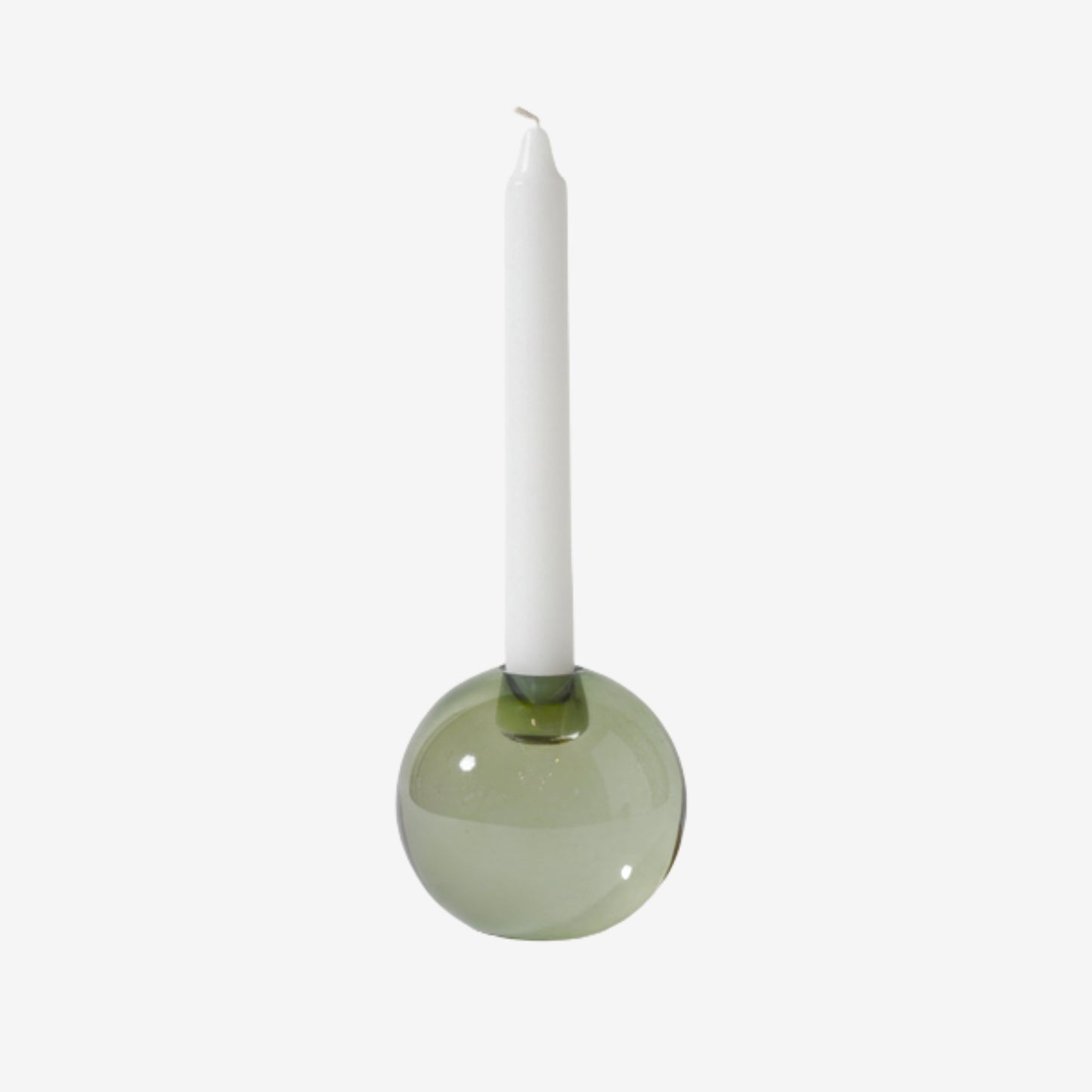 Spherical Glass Bud Vase