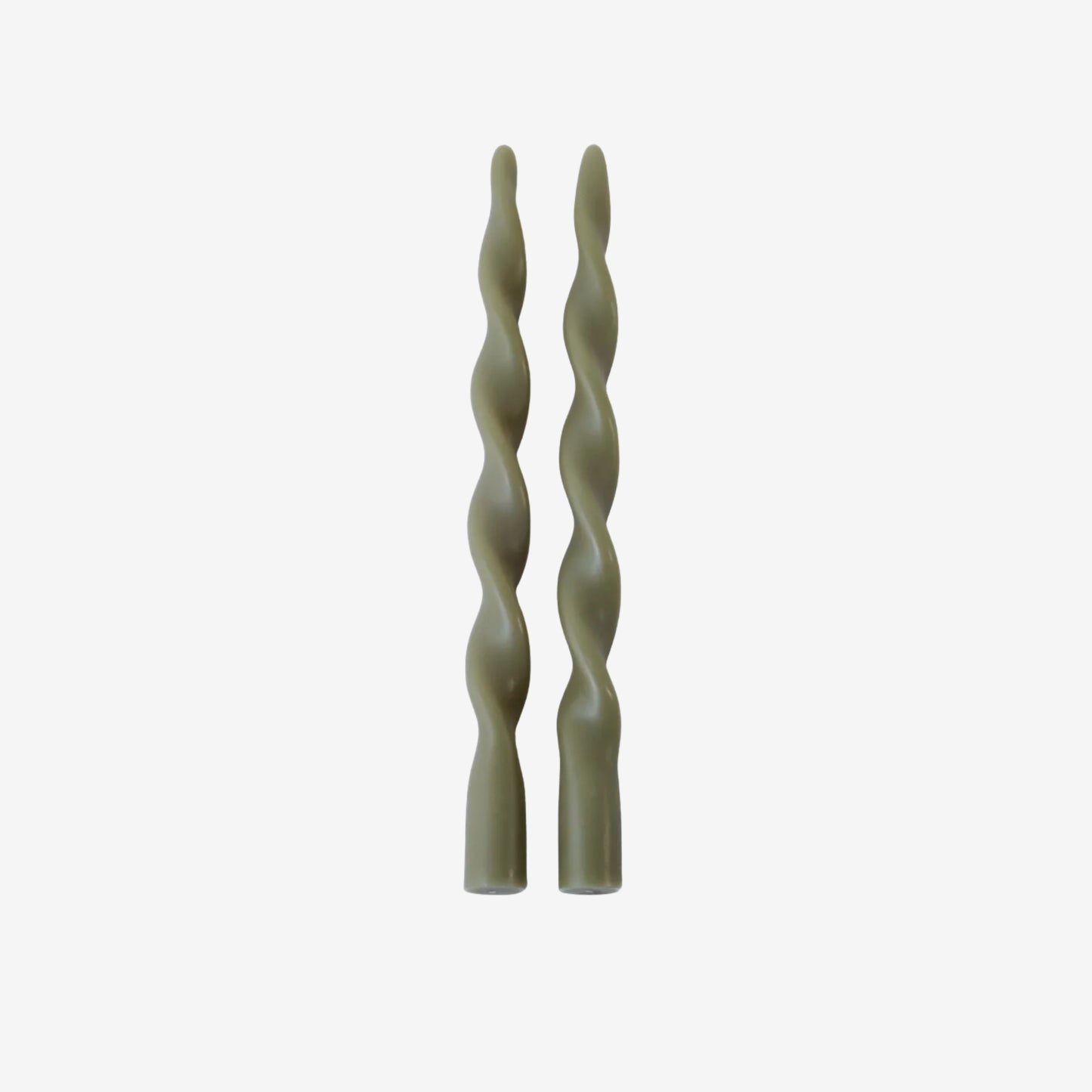 Lumière-Twist Formal Taper Candles Set of 2