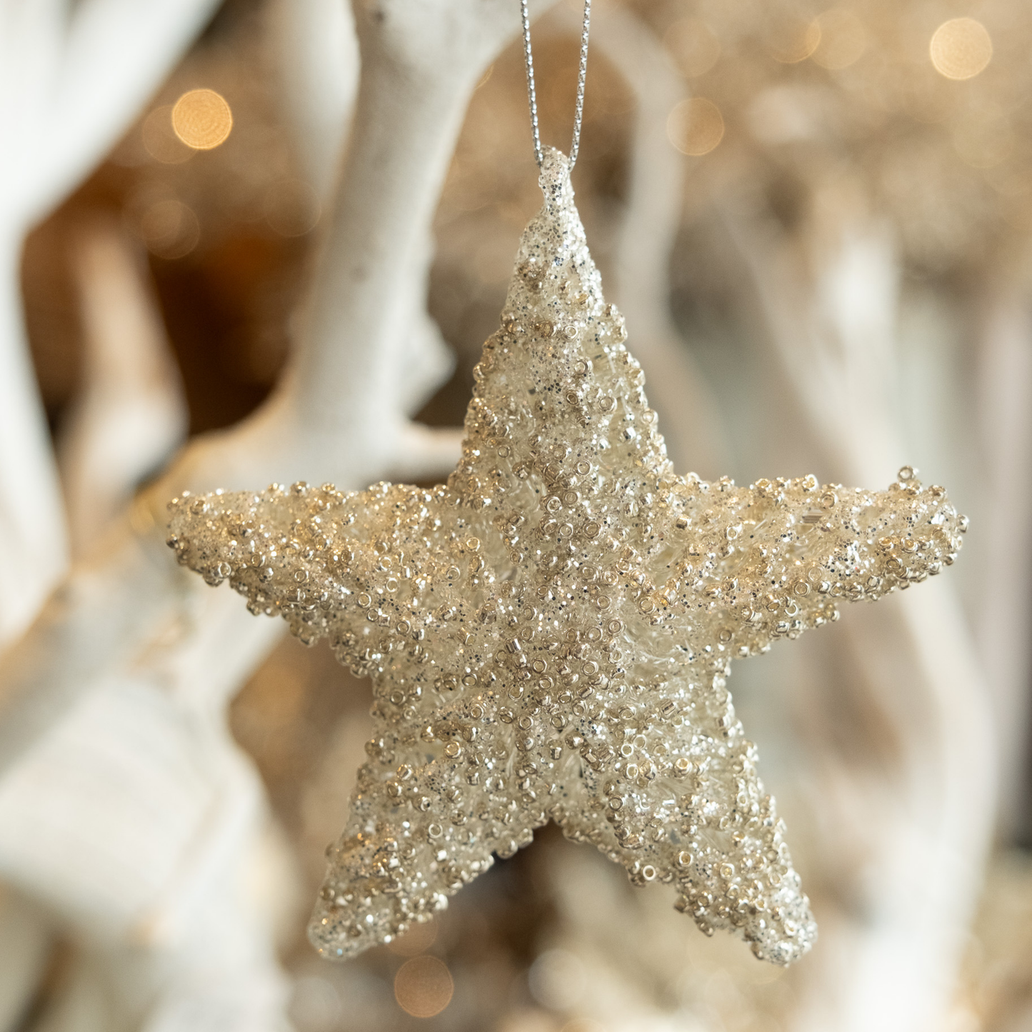 Star-Studded Glam- Holiday Ornament
