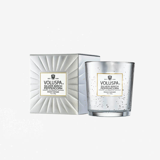 Voluspa- Silver Birch Peppercorn Bougie Parfumee- Candle