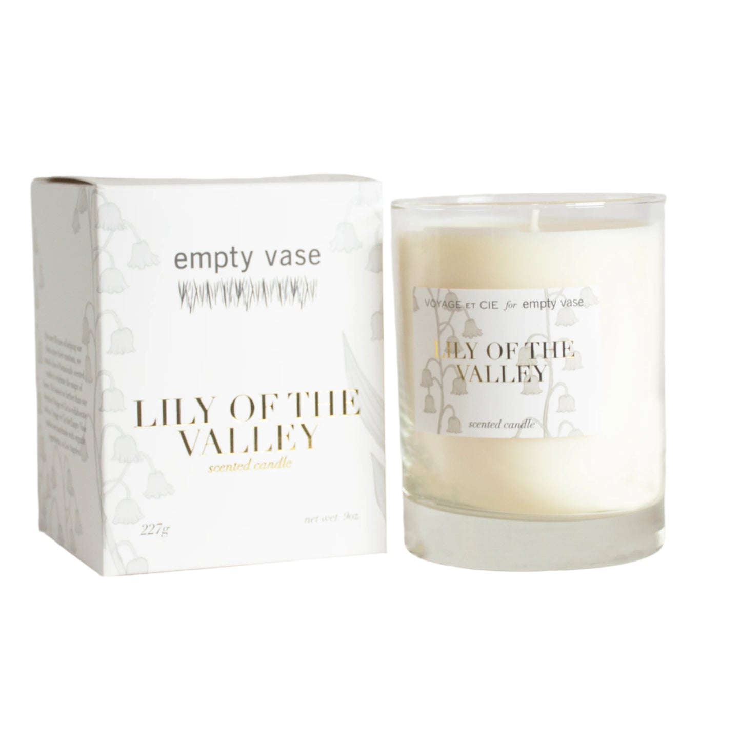 Empty Vase - Classic Candle - Lily of the Valley