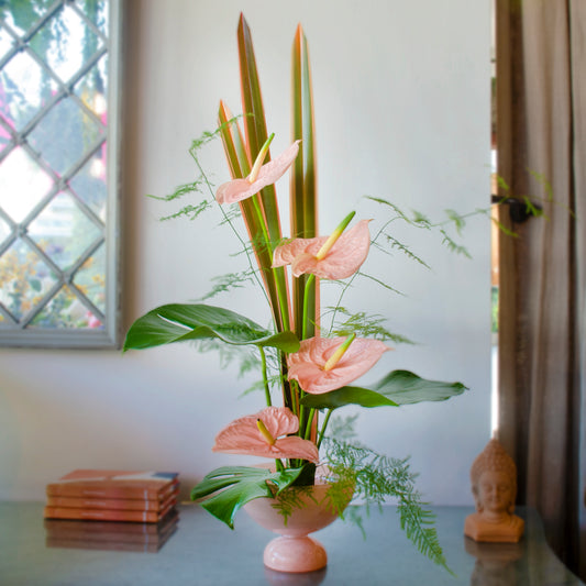 Peach Ikebana