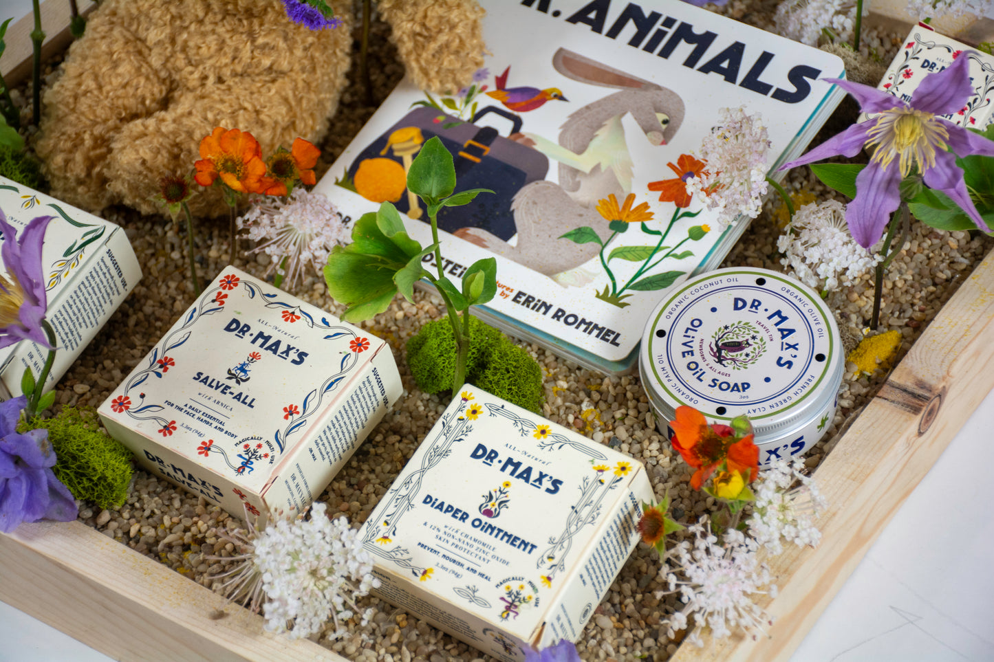New Baby Gift Box featuring Dr. Max and Alimrose