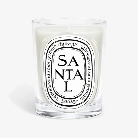 Diptyque Classic Candle 6.7oz Santal - beveled glass