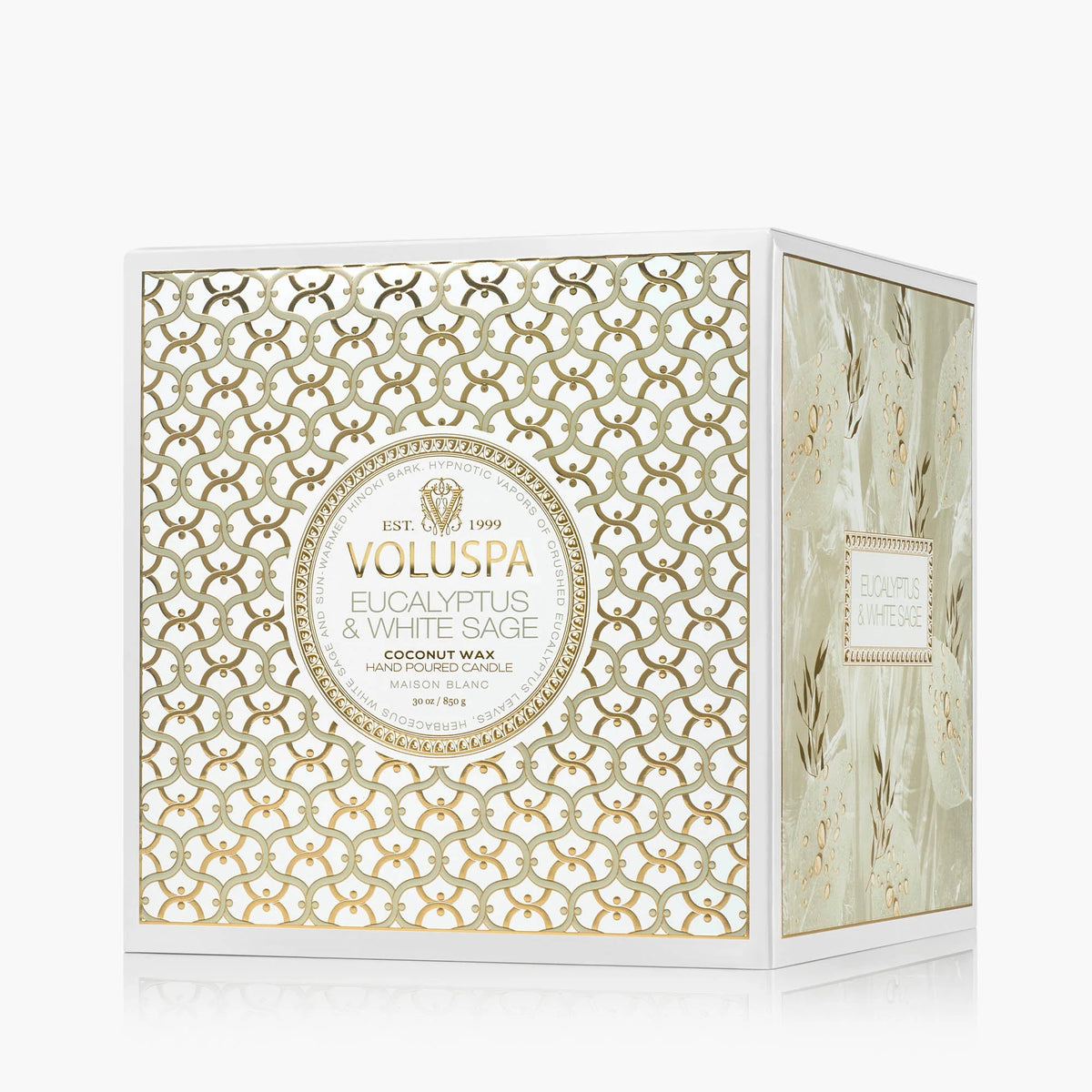 Voluspa - 18oz Large Jar Candle - Eucalyptus & White Sage