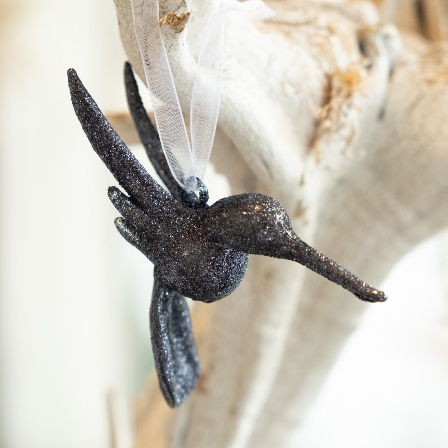 Sparkly Hummingbird- Holiday Ornament