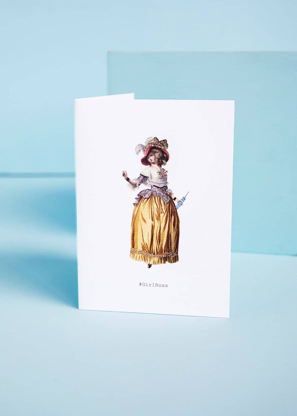 Margot Elena Girl Boss greeting card