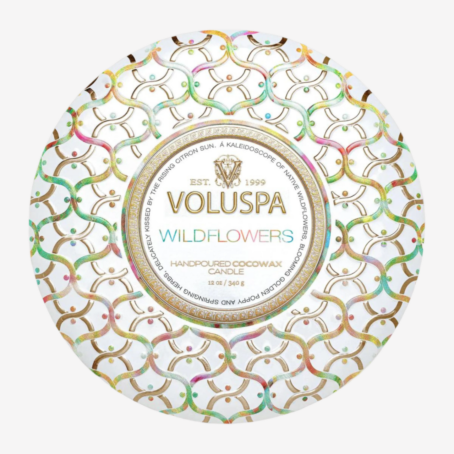 Voluspa - 3 Wick Tin Candle - Wildflowers