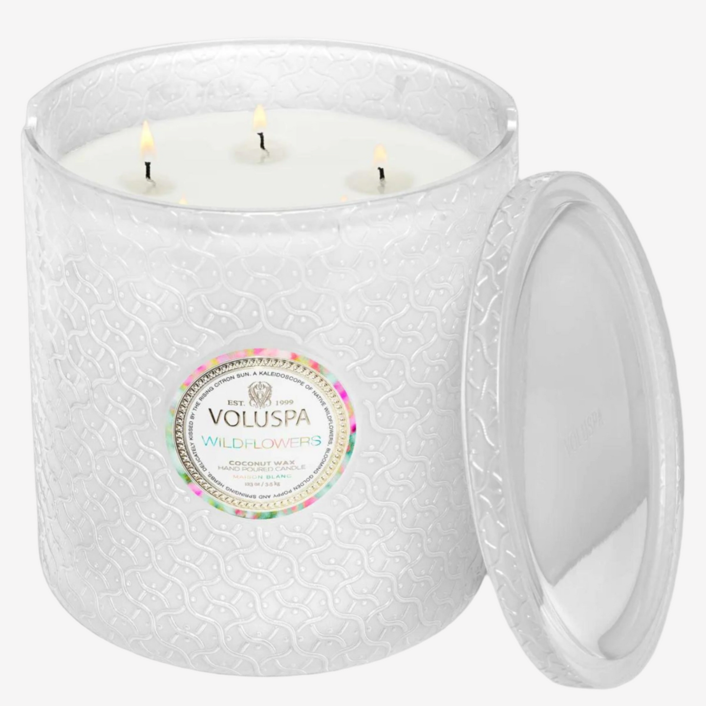 Voluspa - 5 Wick Hearth Candle - Wildflowers