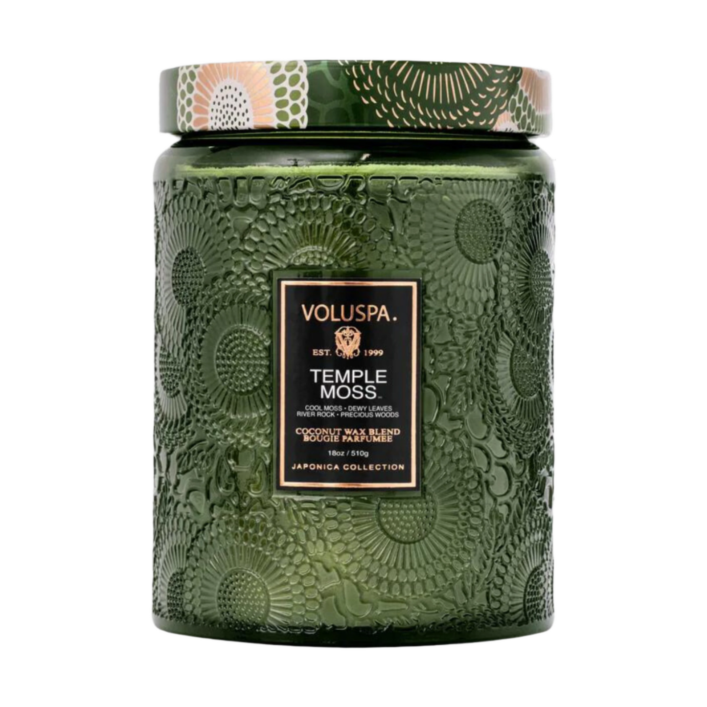 Voluspa - Large Jar Candle - Temple Moss