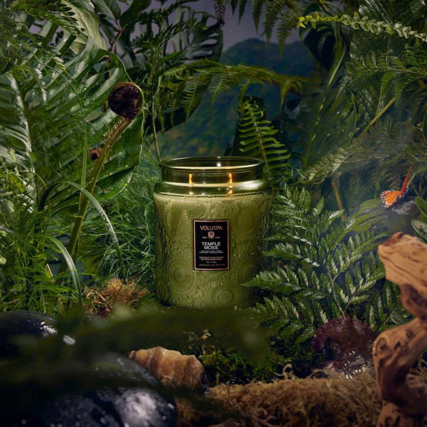 Voluspa - Luxe Jar Candle - Temple Moss