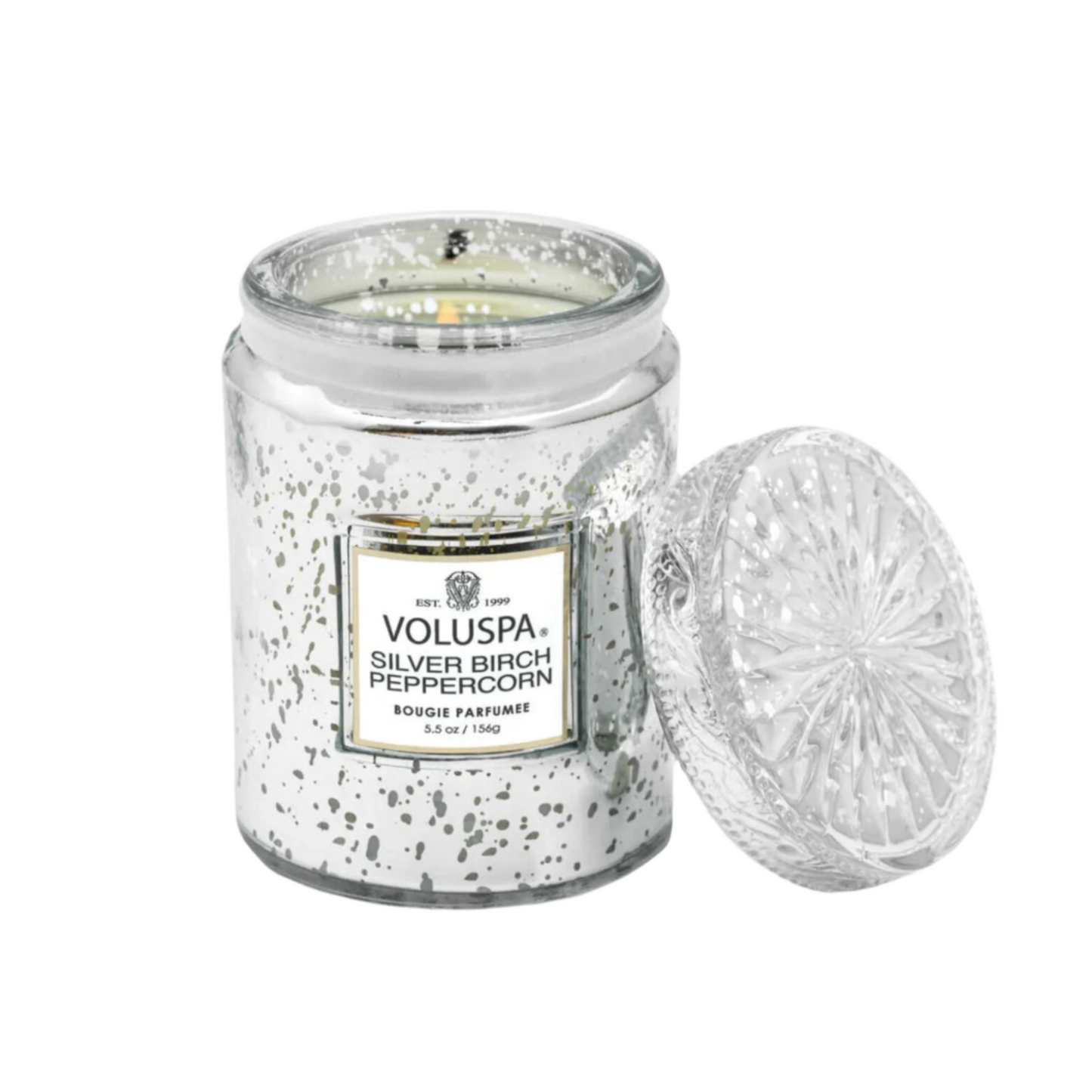 Voluspa - 5.5oz Small Jar Candle - Silver Birch Peppercorn