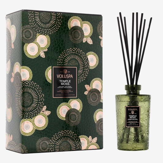 Voluspa - Luxe Reed Diffuser - Temple Moss