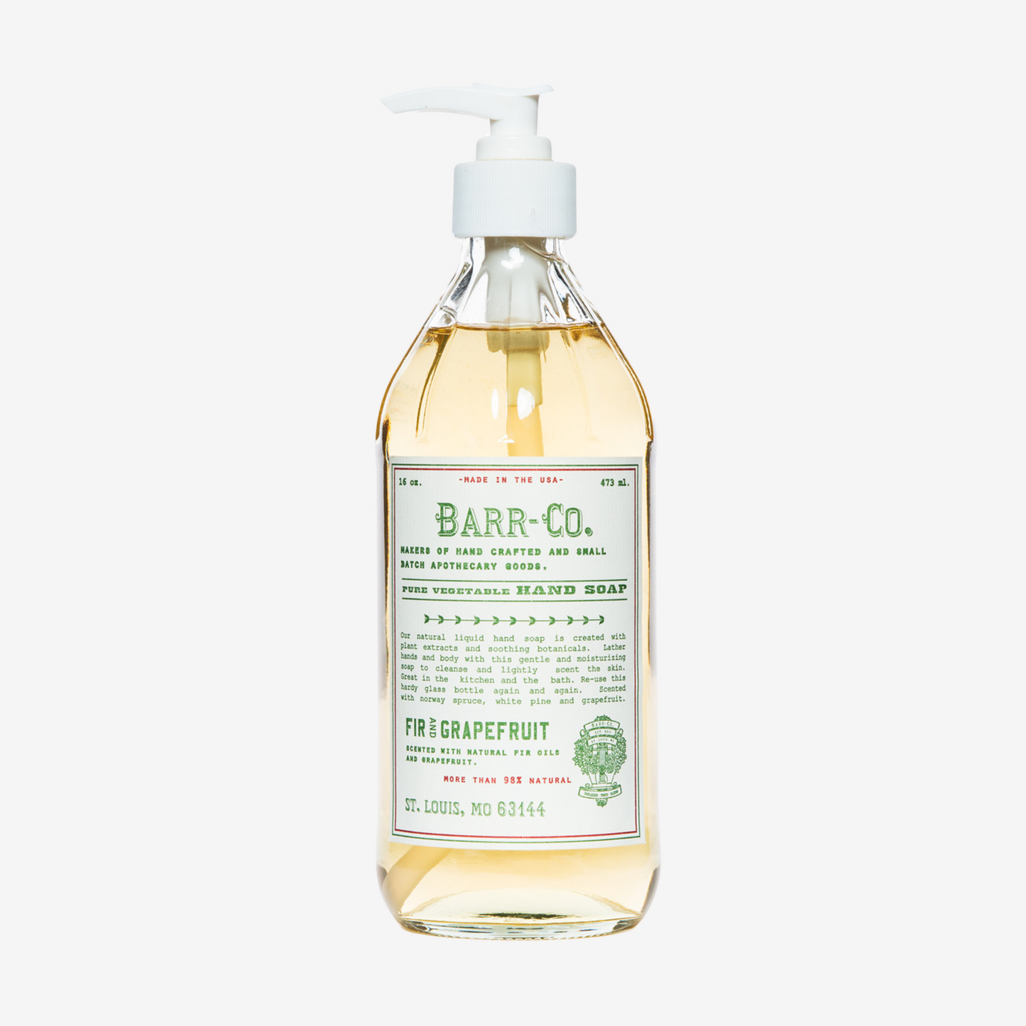 Barr-Co - Liquid Hand Soap - Fir & Grapefruit