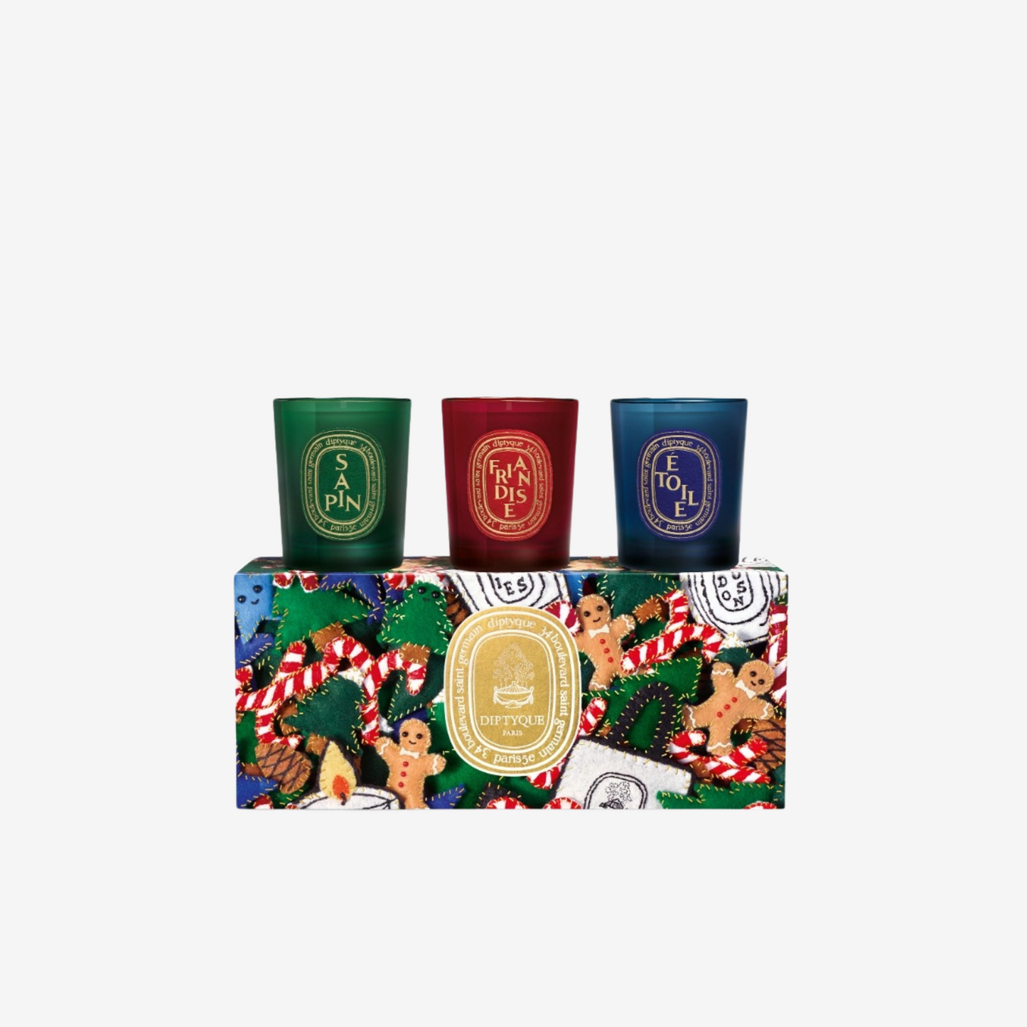 Diptyque - 3 Small Holiday Candles - Winter Fragrances