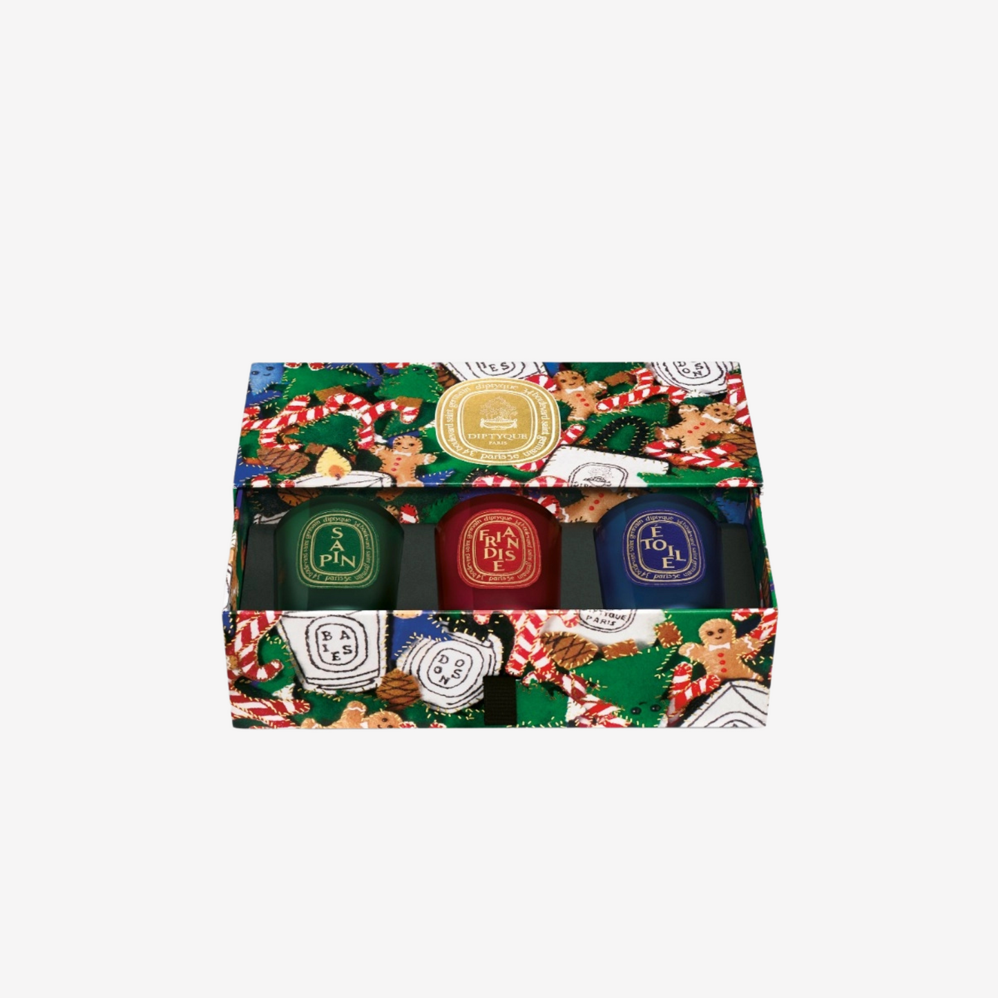 Diptyque - 3 Small Holiday Candles - Winter Fragrances