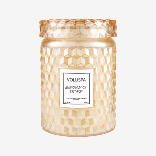 Voluspa - Large Jar Candle - Bergamot Rose