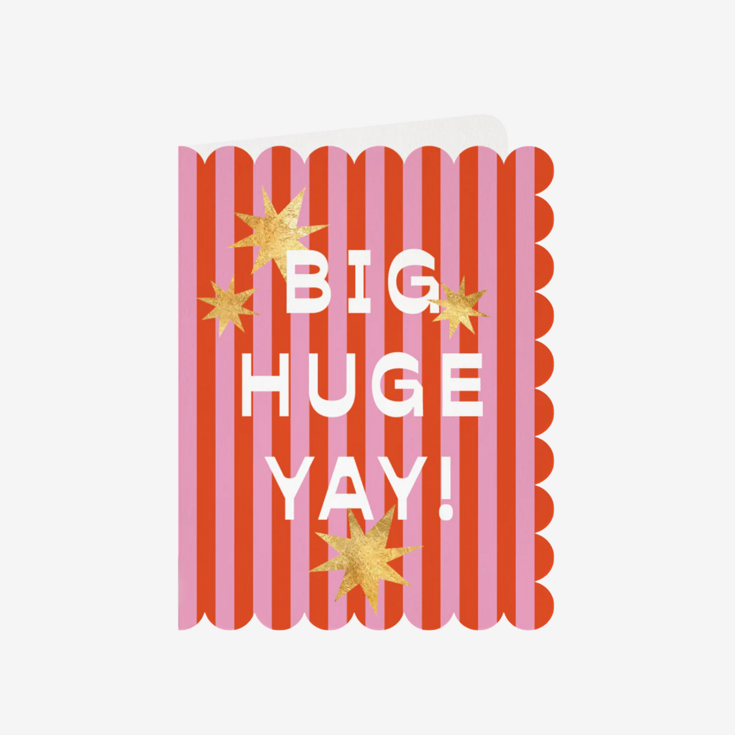 Halfpenny Postage - Big Huge Yay Greeting Card