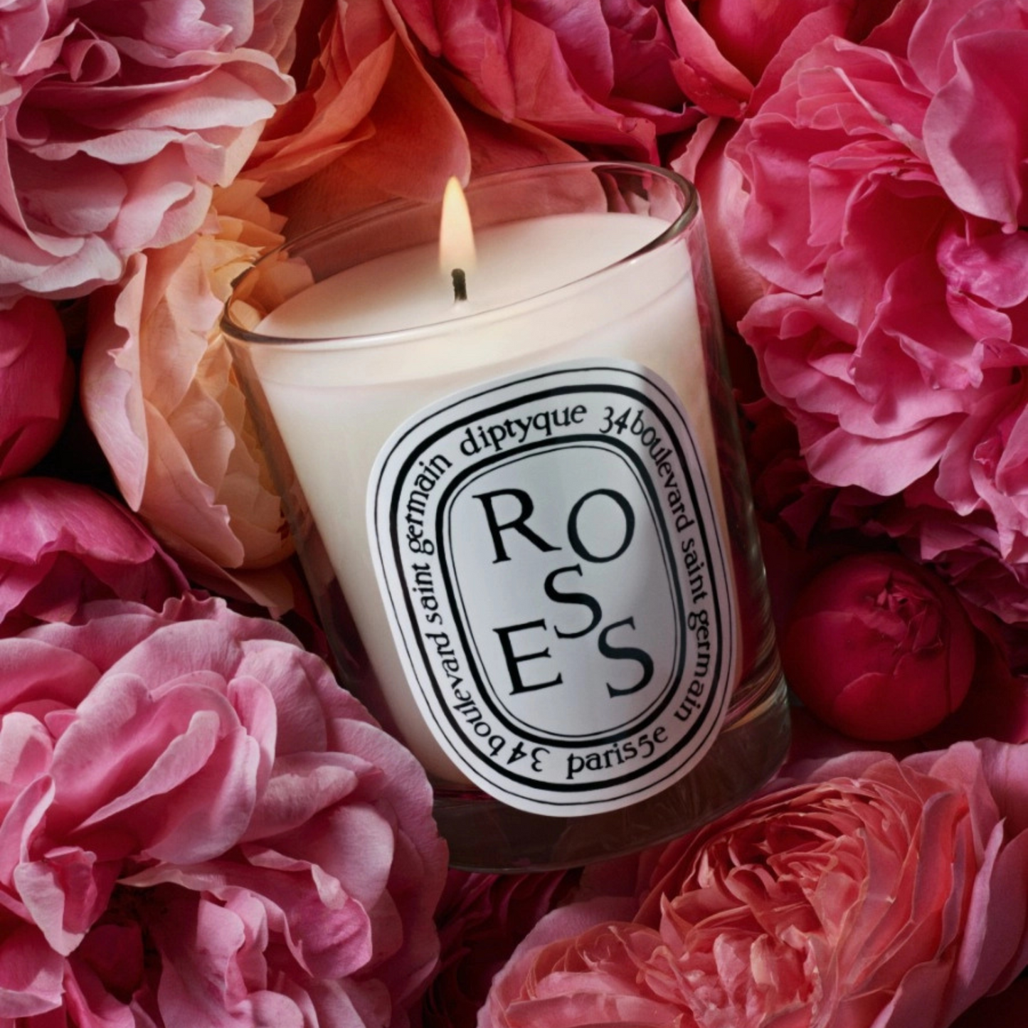 Diptyque - Small Candle - Roses