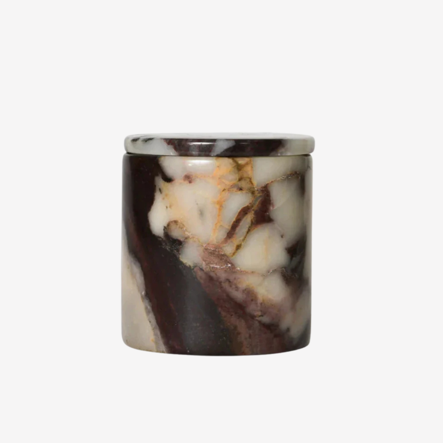 Poured - Purple Marble Candle - Feral Grey