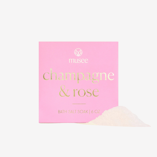 Musee - Mini Bath Salt Soak - Champagne & Rose