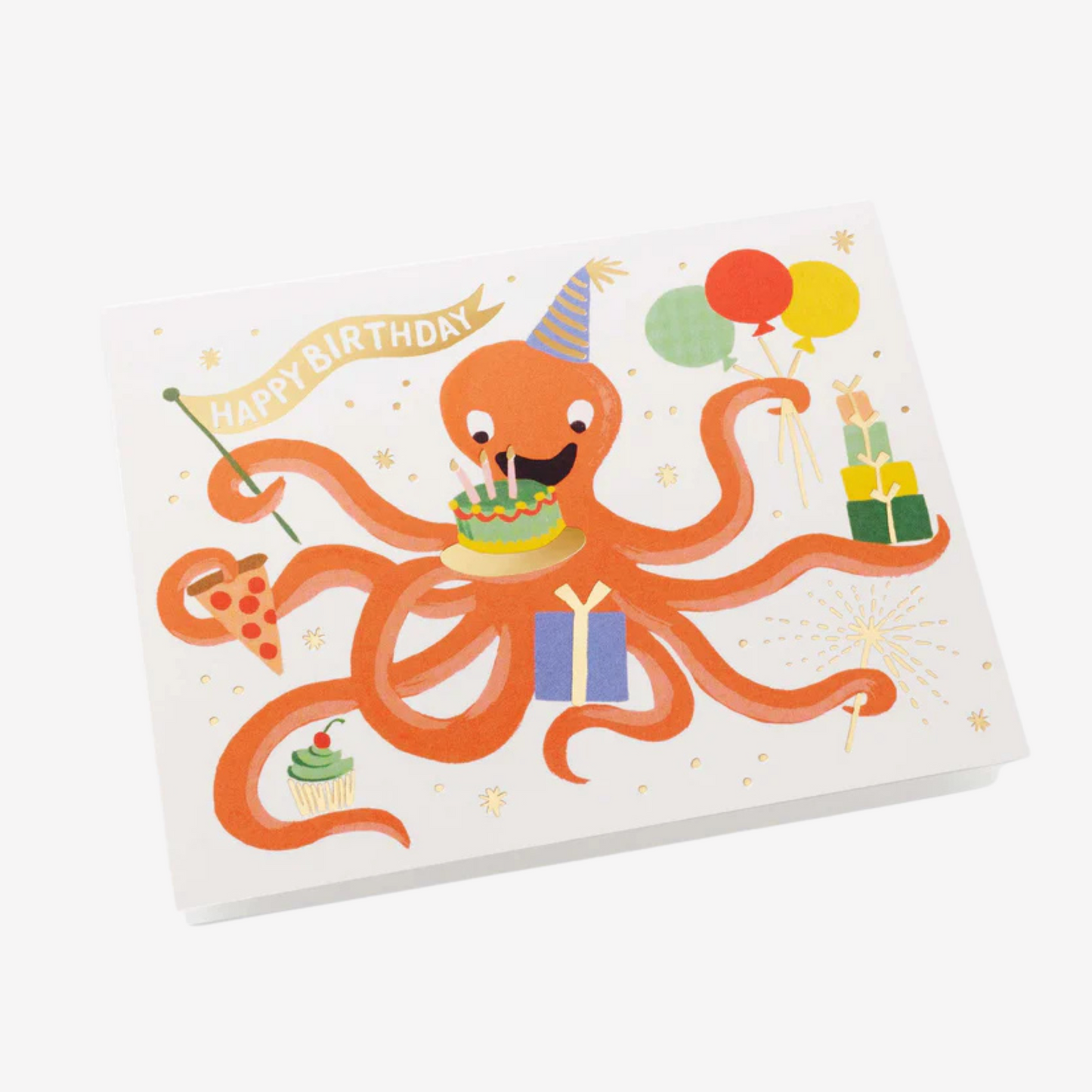 Rifle Paper Co - Octopus Birthday - Greeting Card