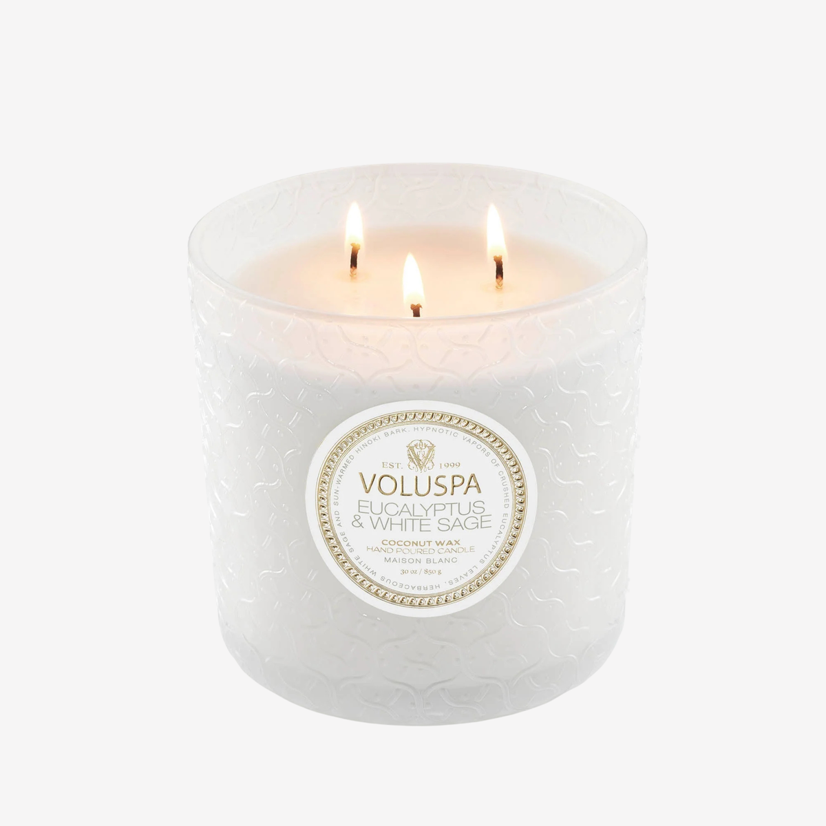 Voluspa - 18oz Large Jar Candle - Eucalyptus & White Sage