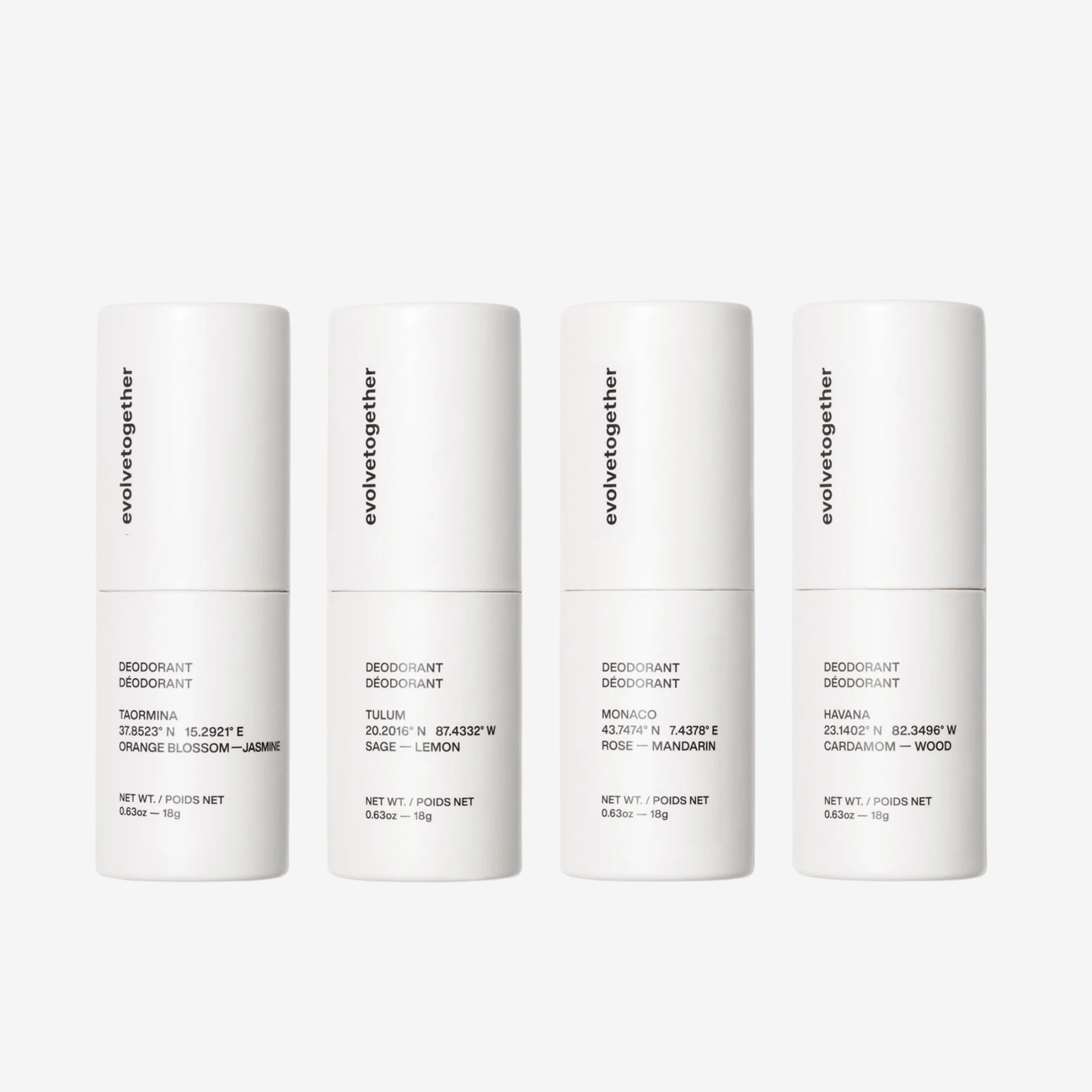 Evolvetogether - Deodorant Discovery Set