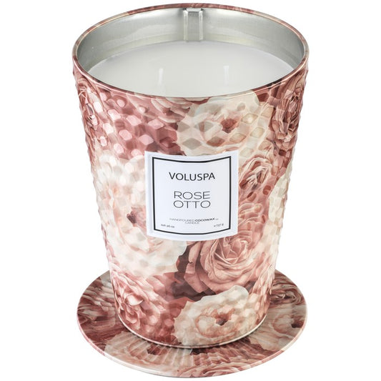 Voluspa - Table Tin Candle - Rose Otto