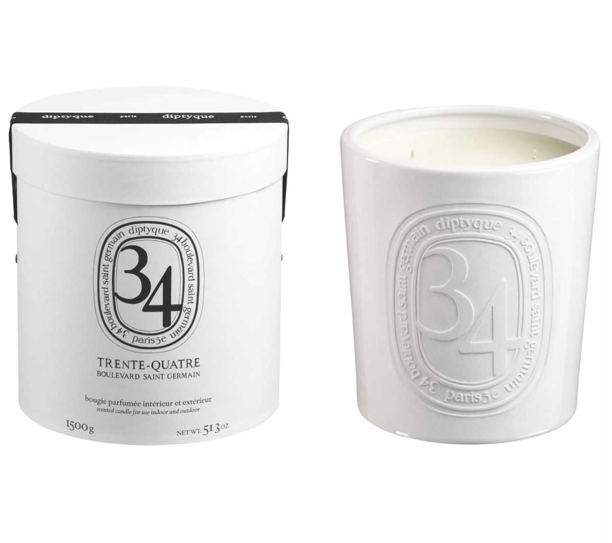 Diptyque - Extra Large Candle (5 Wick) - 34 Boulevard Saint Germain